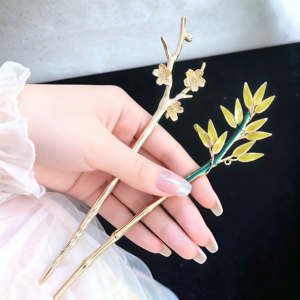 Women'S Accessories H&M - Enamel Alloy Hairpin For Women Chinese