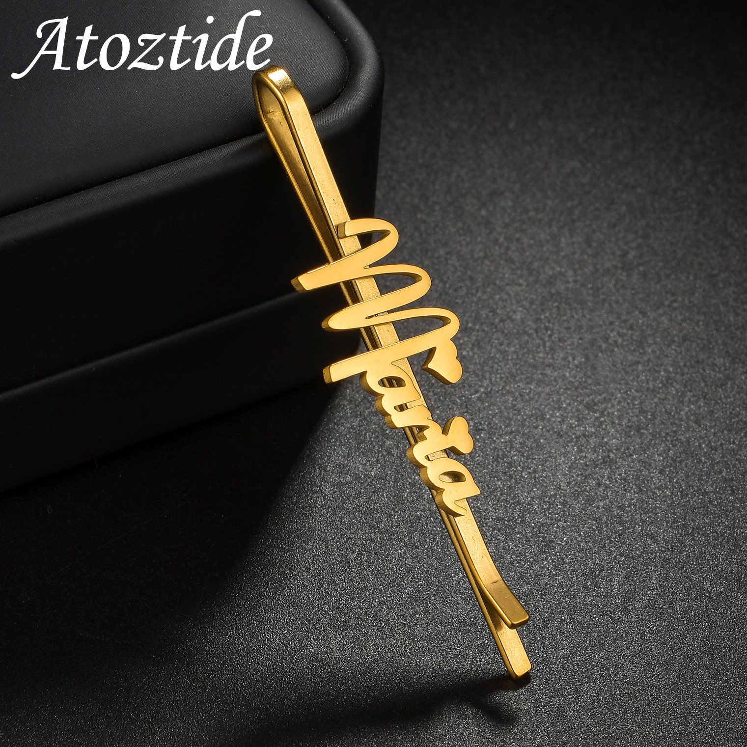 Women Accessories Name - Atoztide Personalized Custom Name Hairpin for
