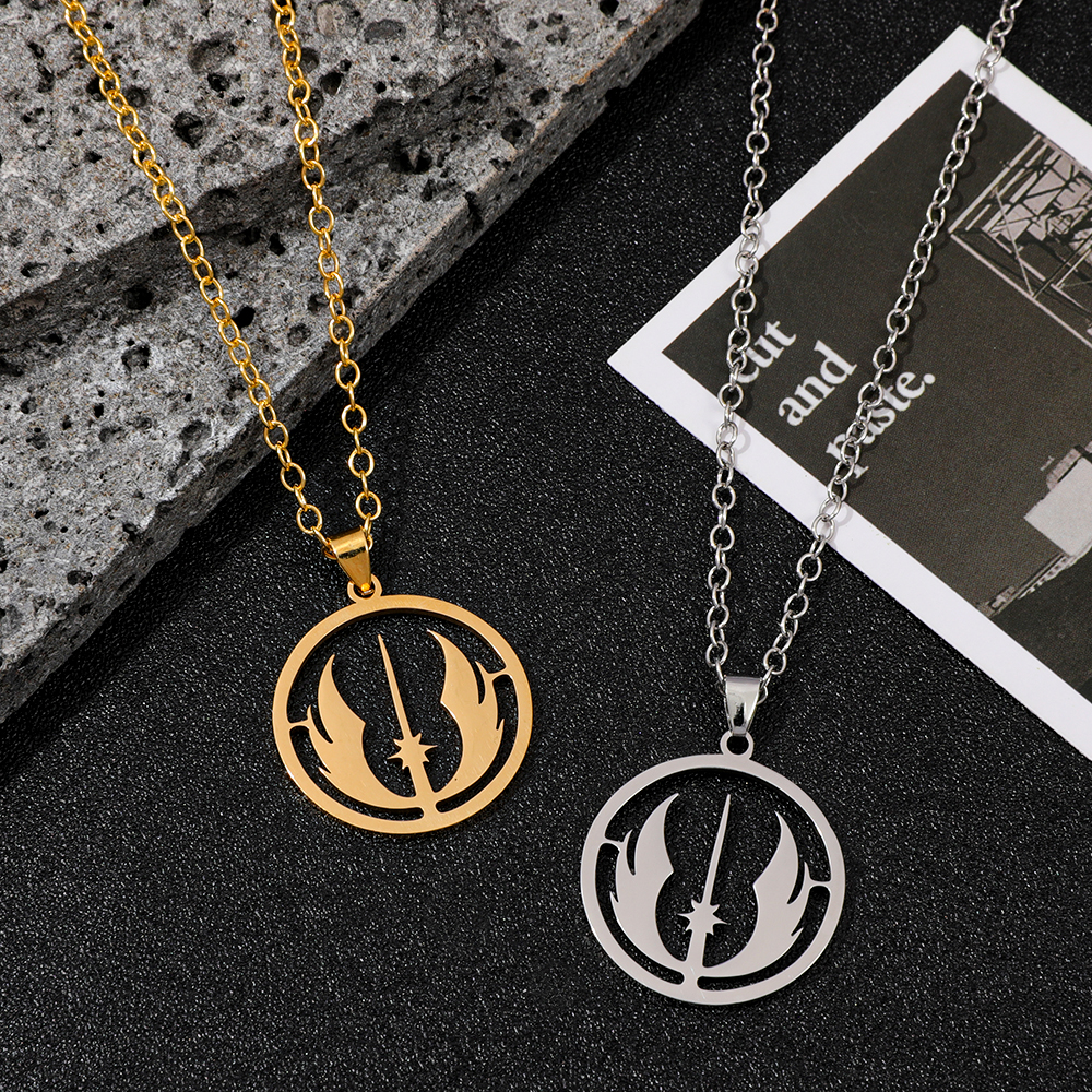 Women Accessories Trendy - Jedi Order Logo Necklace Fashion Stainless