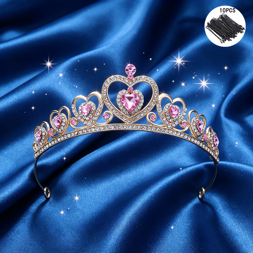 Women Accessories To Gift - Sweetheart Girl Love Diamond Lady Crown