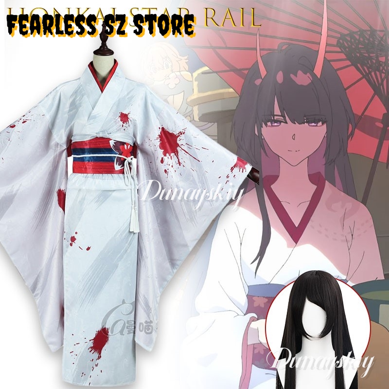 Women'S Accessories Clothing - ‌Honkai: Star Rail Acheron Yukata Cosplay