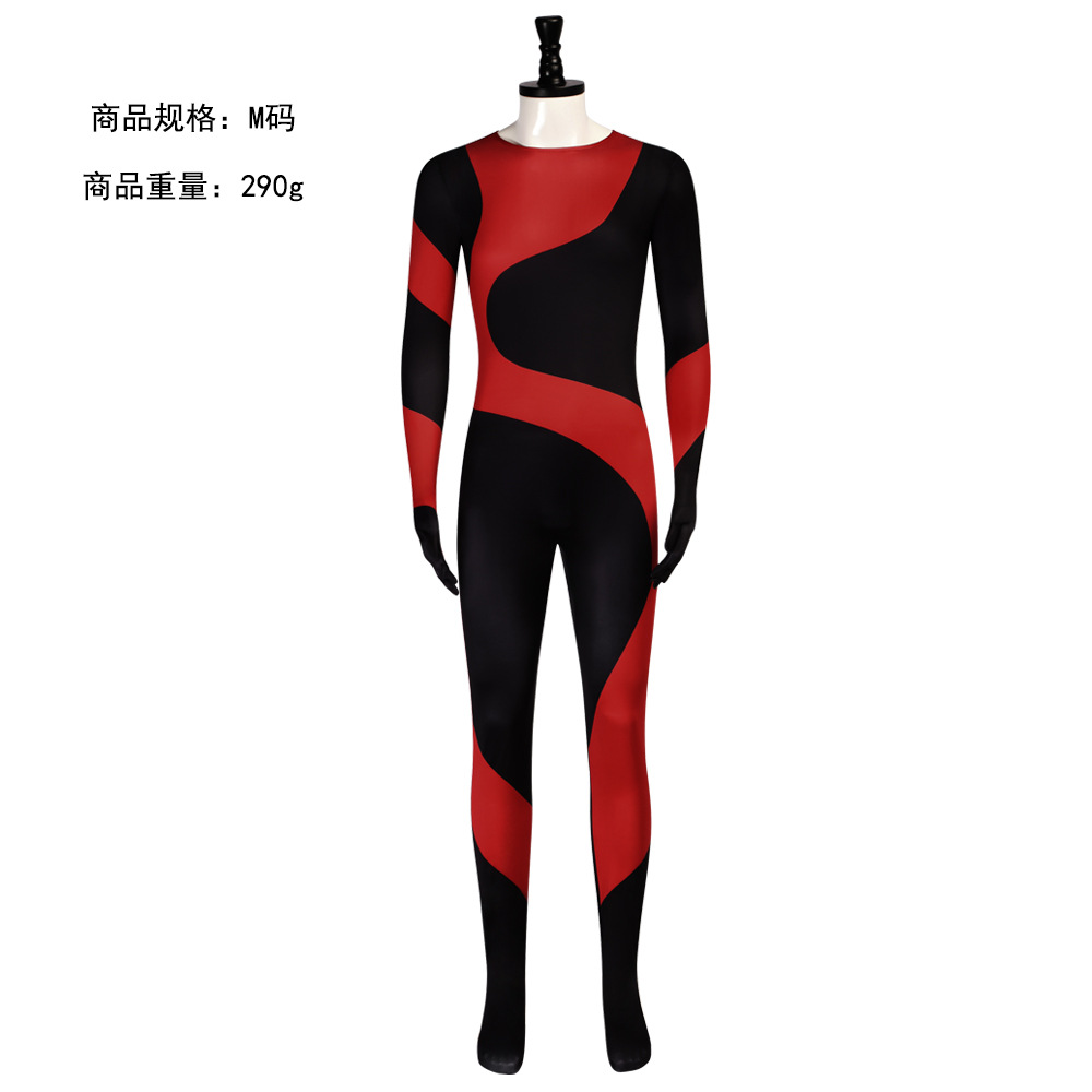 Women'S Red Accessories - Movie Eggman Cosplay Black Red Costume