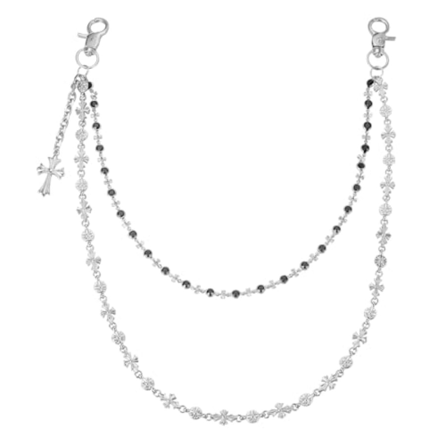 Women'S Jeans Accessories Chain - Cross Y2K Vintage Style Trousers Chain