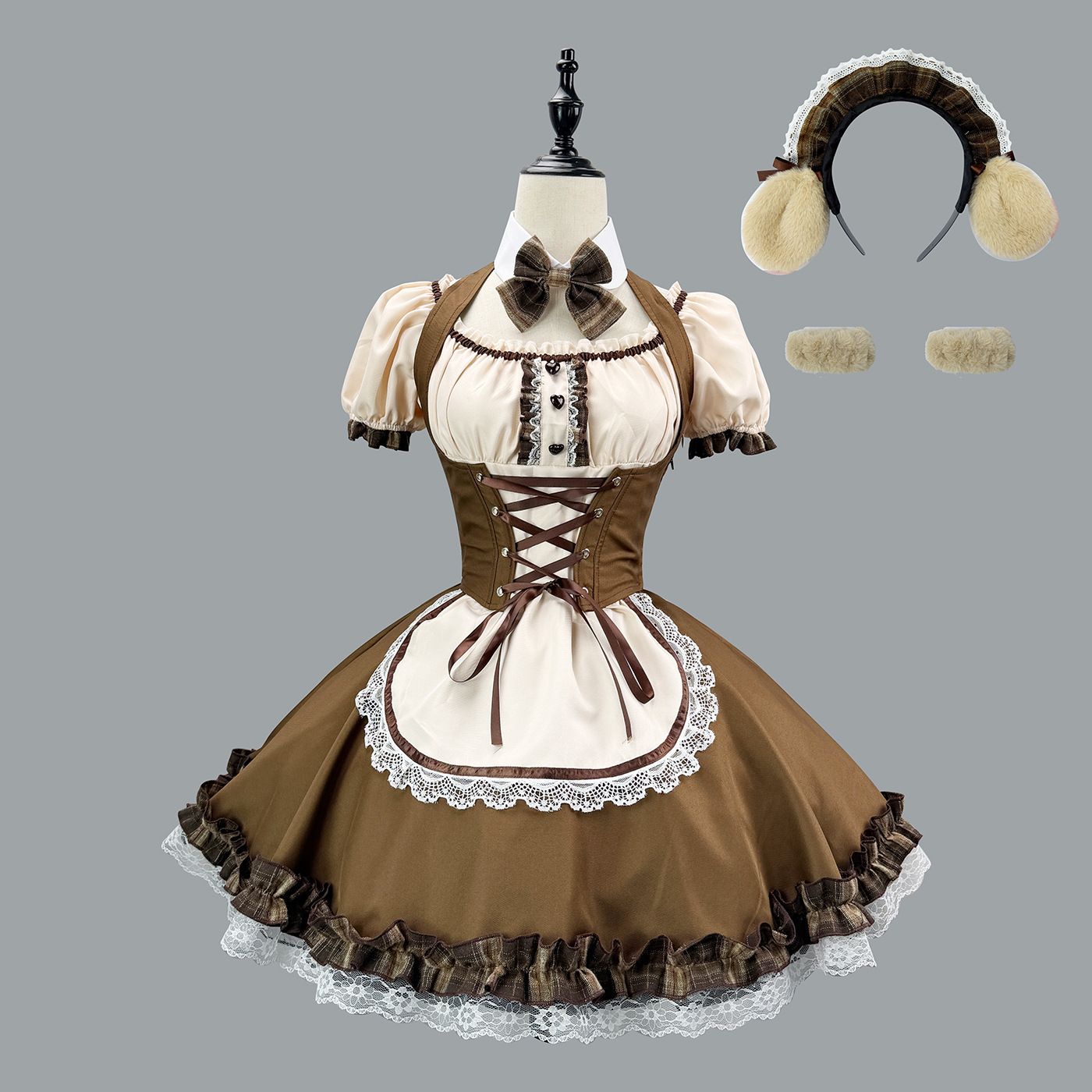 Women'S Vacation Accessories - Anime Cosplay Costume Maid Dress Lolita