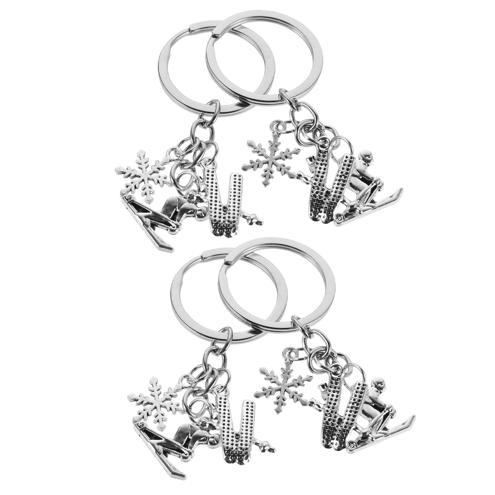 4Pcs Ski Keychain Bulk Winter  – Women'S Accessories Handbags recenzja i cena