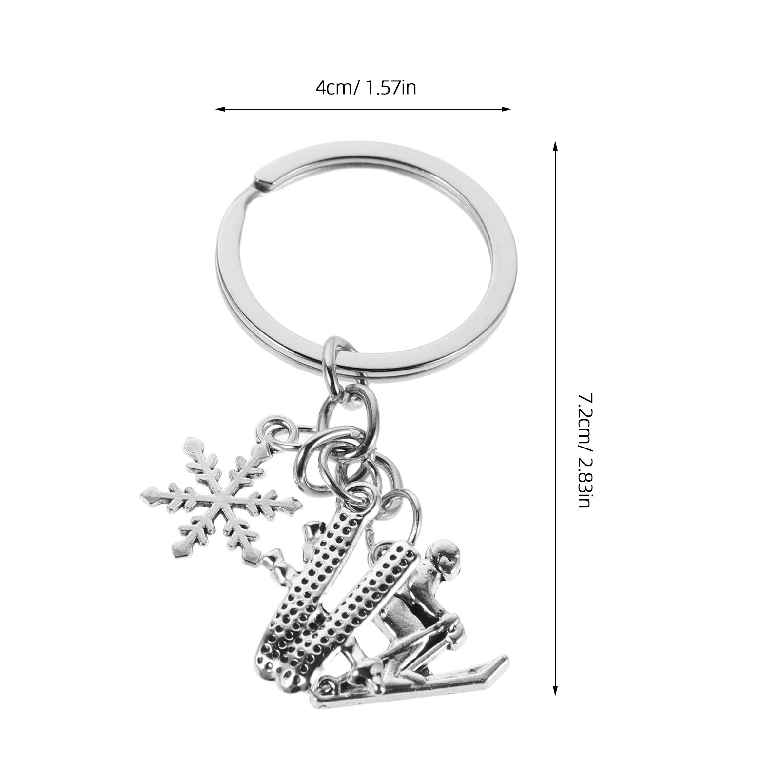 4Pcs Ski Keychain Bulk Winter  – Women'S Accessories Handbags recenzja i cena