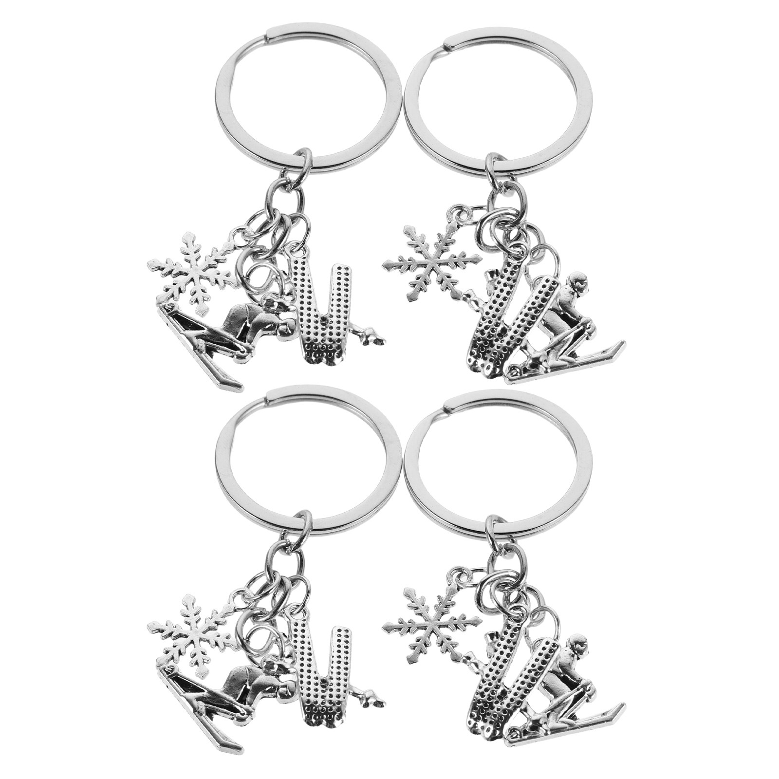 4Pcs Ski Keychain Bulk Winter  – Women'S Accessories Handbags recenzja i cena