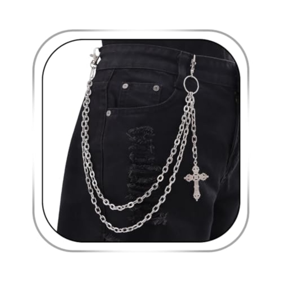 Wallet Chain for Men Women Hip – Women'S Jeans Accessories Chain recenzja i cena
