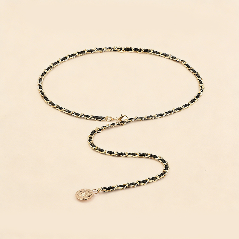 Dress Metal Chain Belt Gold Lu – Women'S Jeans Accessories Chain recenzja i cena