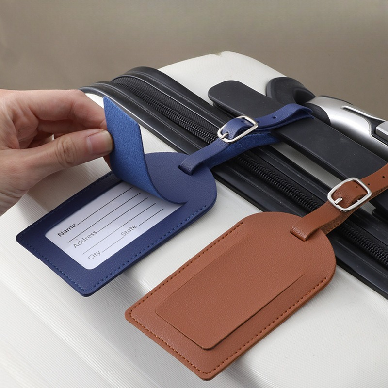Women Men Luggage Tags PU Leat – Women Accessories Name recenzja i cena