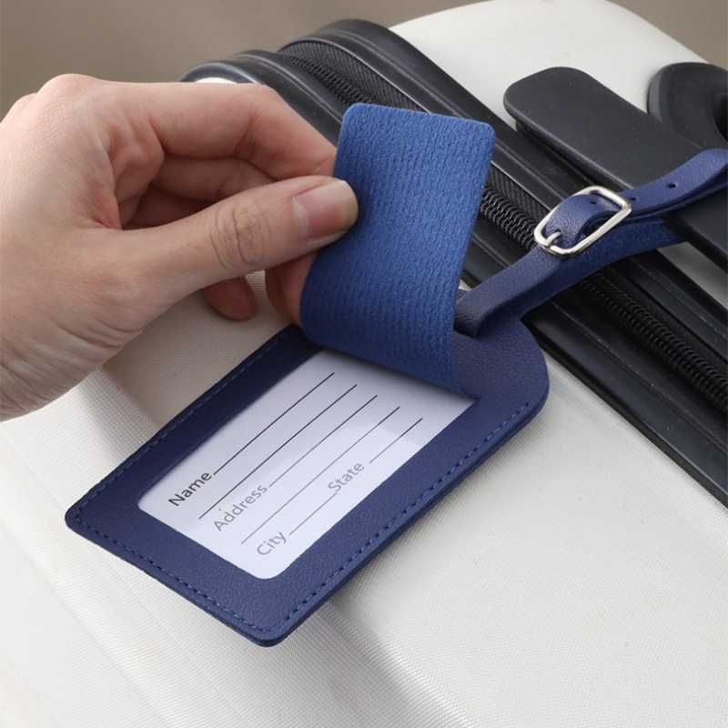 Women Men Luggage Tags PU Leat – Women Accessories Name recenzja i cena