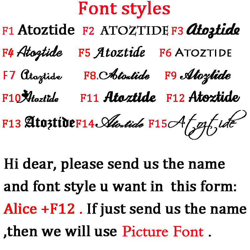 Atoztide Personalized Custom N – Women Accessories Name recenzja i cena