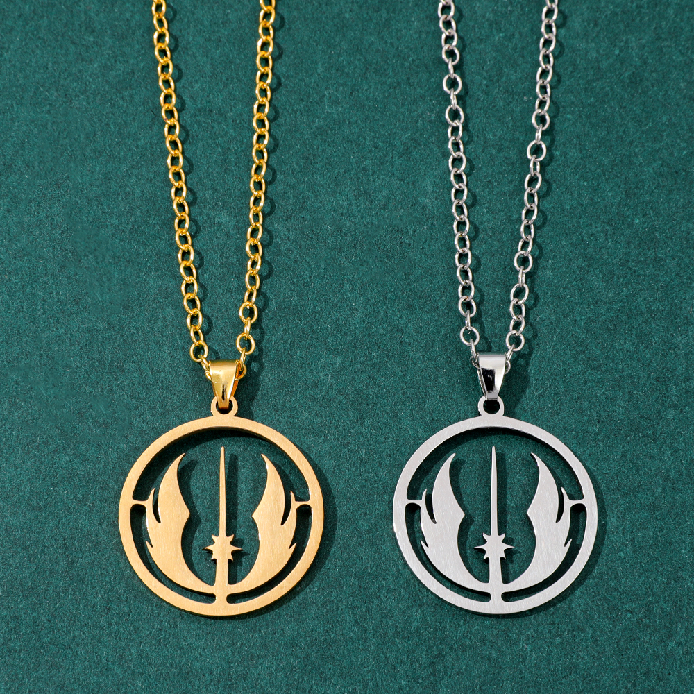 Jedi Order Logo Necklace Fashi – Women Accessories Trendy recenzja i cena