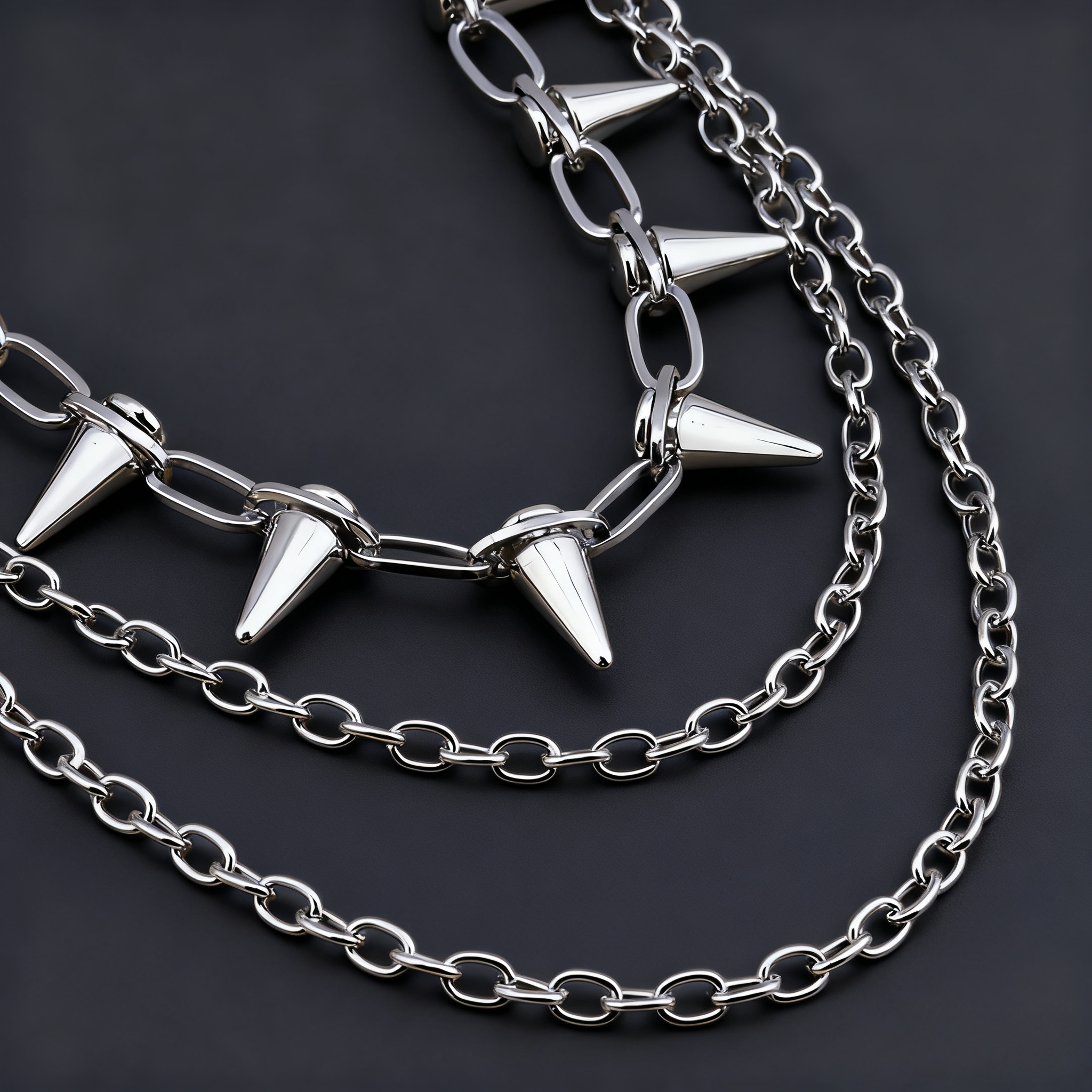 Unisex Hip Hop Punk Rock Metal – Women'S Jeans Accessories Chain recenzja i cena