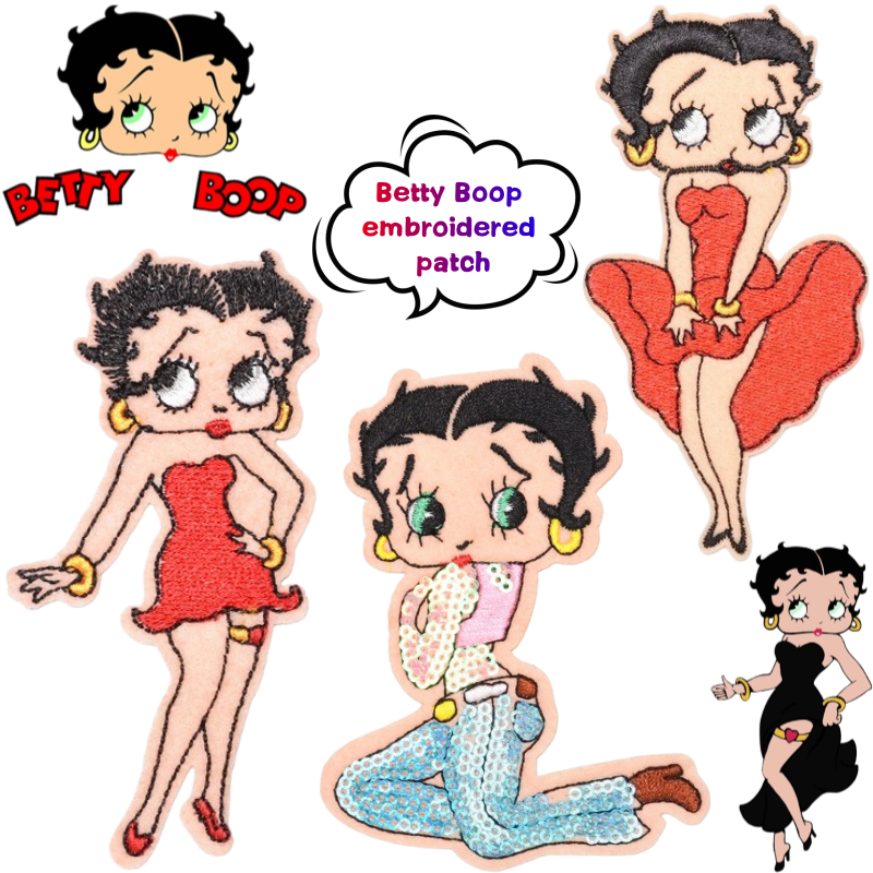 Betty Boop Patch High Color Va – Women'S Accessories Clothing recenzja i cena