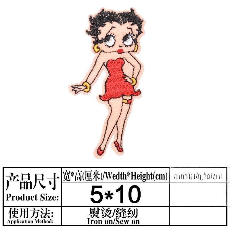 Betty Boop Patch High Color Va – Women'S Accessories Clothing recenzja i cena