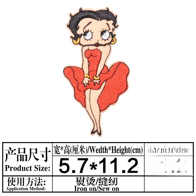 Betty Boop Patch High Color Va – Women'S Accessories Clothing recenzja i cena