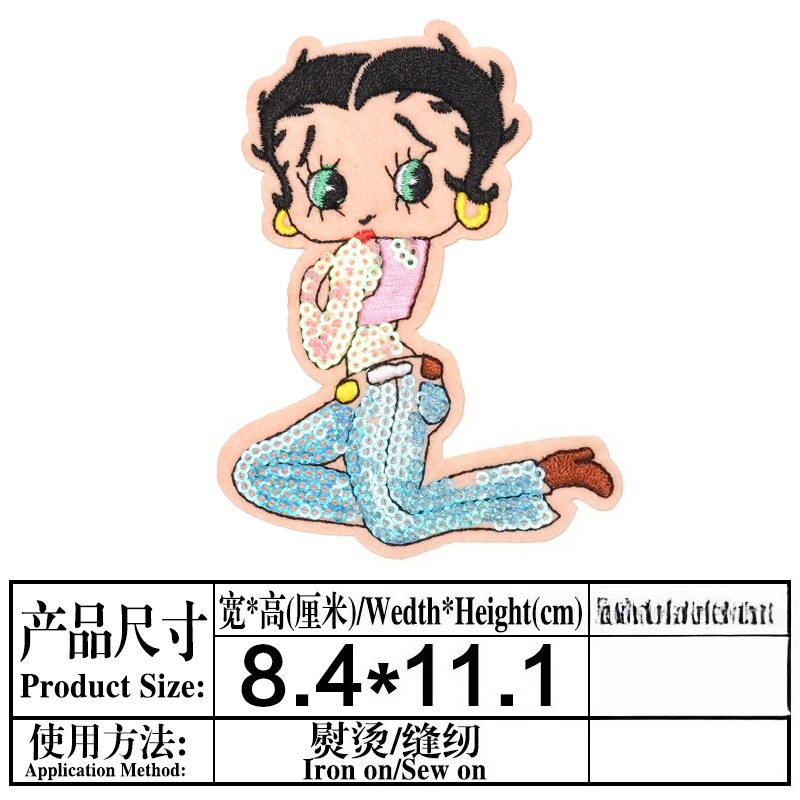 Betty Boop Patch High Color Va – Women'S Accessories Clothing recenzja i cena