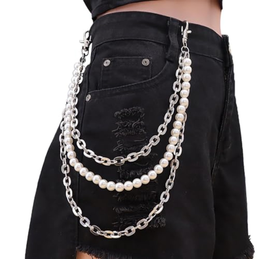 Wallet Chain Pants Chains for  – Women'S Jeans Accessories Chain recenzja i cena