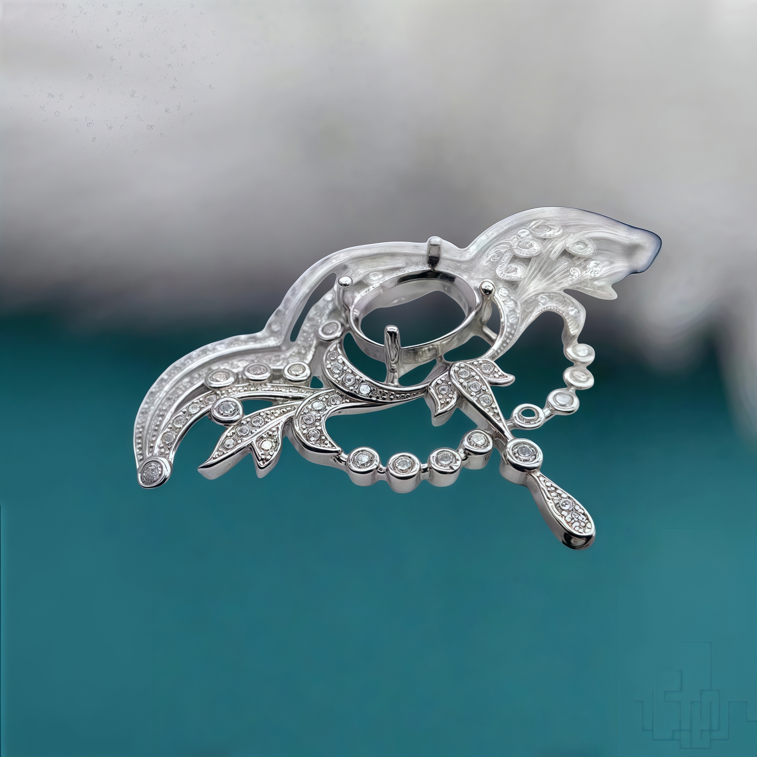 L S925 Sterling Silver Brooch  – Women Accessories Holder recenzja i cena
