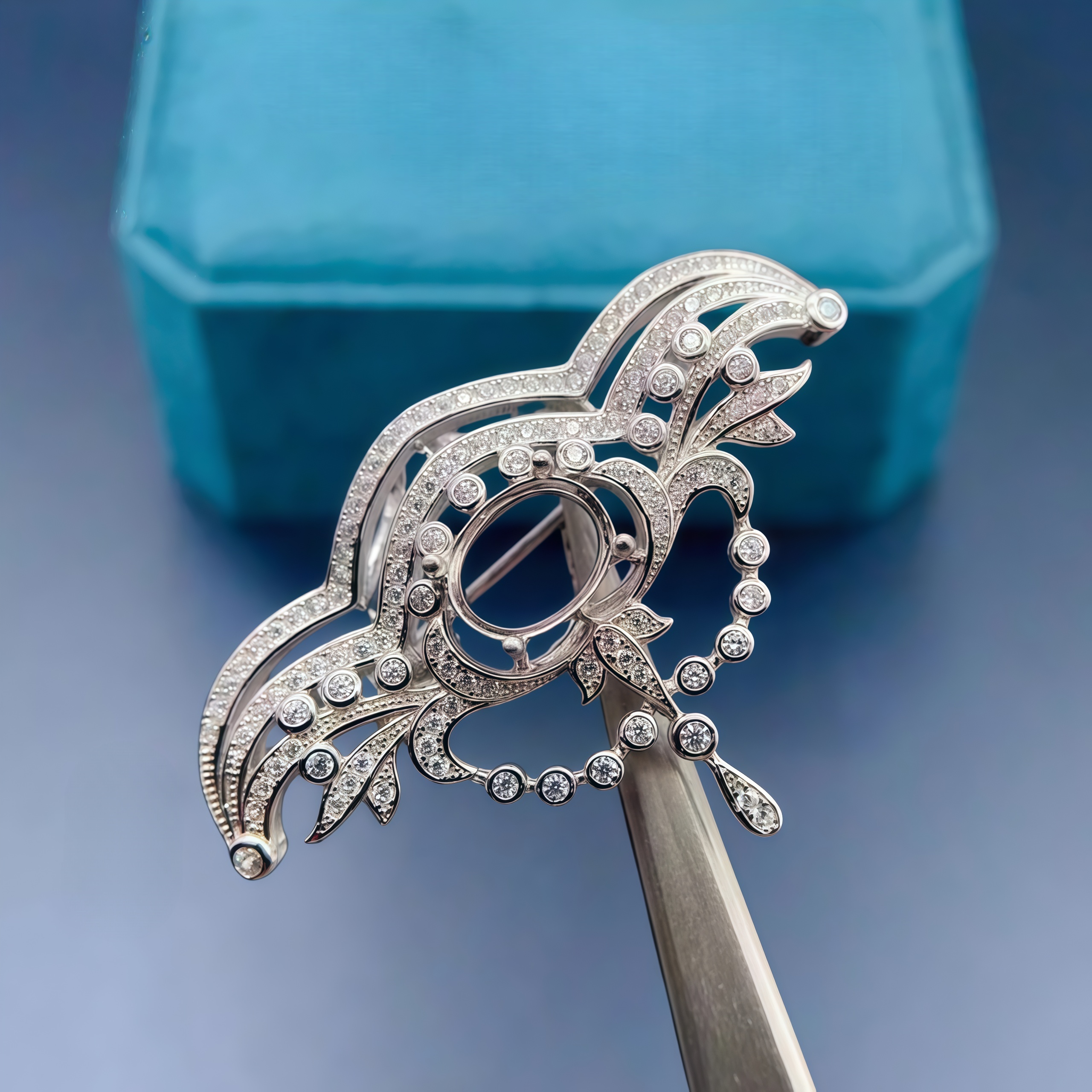 L S925 Sterling Silver Brooch  – Women Accessories Holder recenzja i cena