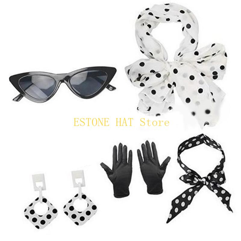 49MF 5Pieces Rockabilly Access – Women'S Accessories In The 1950S recenzja i cena