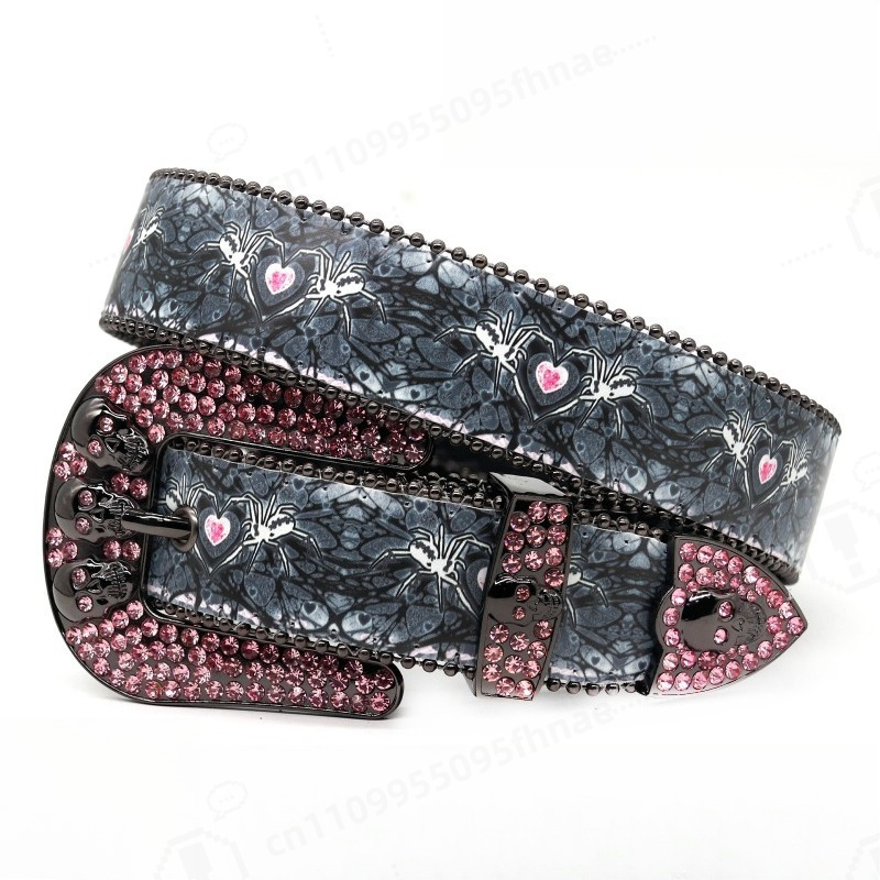 Printed Rhinestone Waist Strap – Women Accessories Trendy recenzja i cena