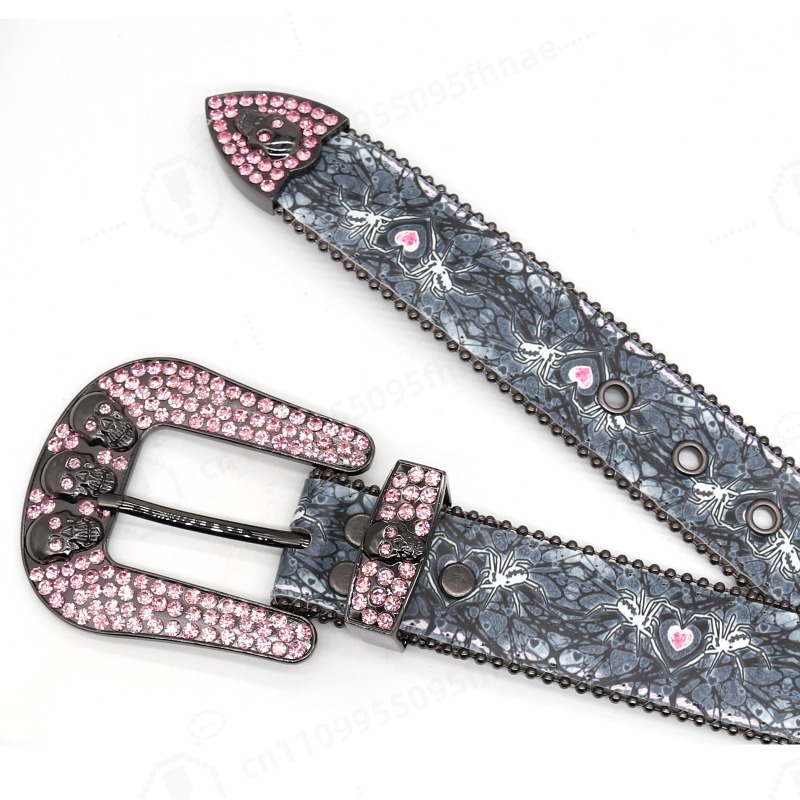 Printed Rhinestone Waist Strap – Women Accessories Trendy recenzja i cena