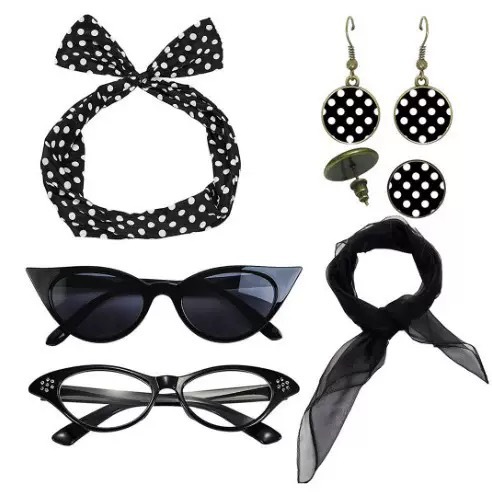 1950s Retro Party Cosplay Dres – Women'S Accessories In The 1950S recenzja i cena