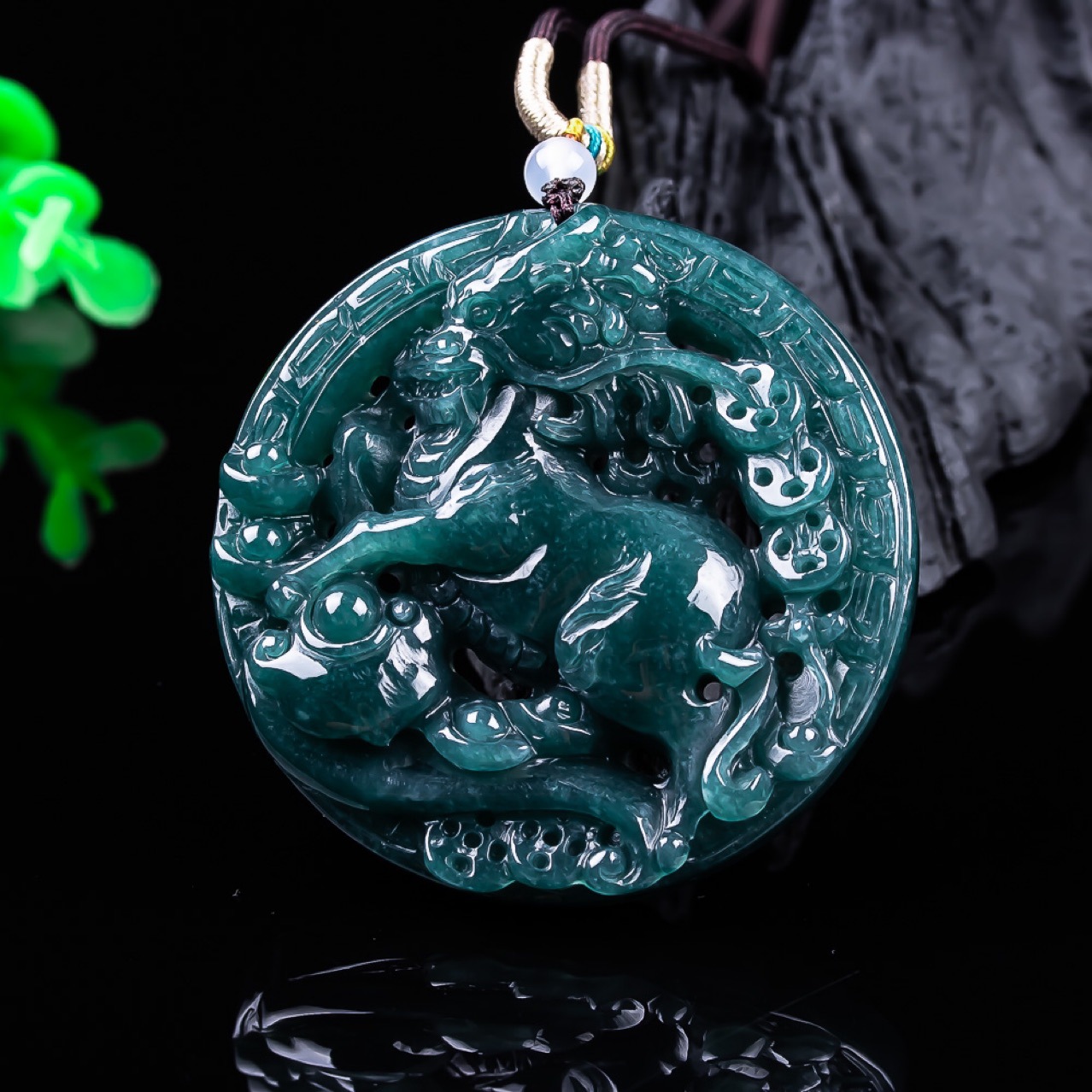 Burmese Jadeite Dragon Pendant – Women Accessories To Gift recenzja i cena
