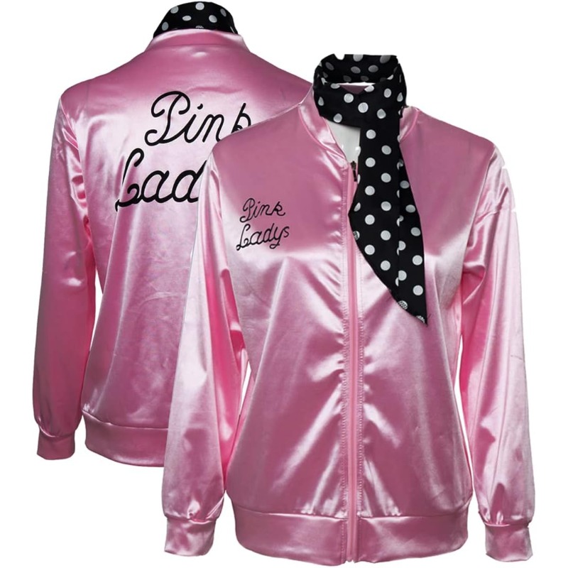 Women's 50s Ladys Pink Satin J – Women'S Accessories In The 1950S recenzja i cena