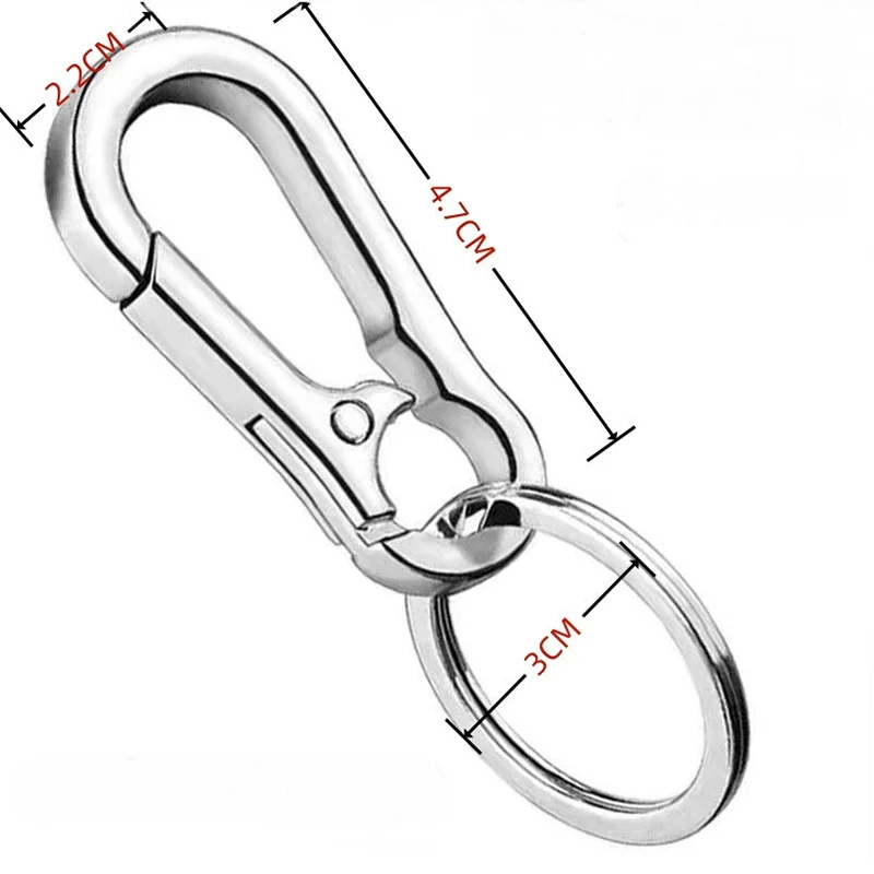 Metal Carabiner Clip Keychain  – Women Accessories Holder recenzja i cena