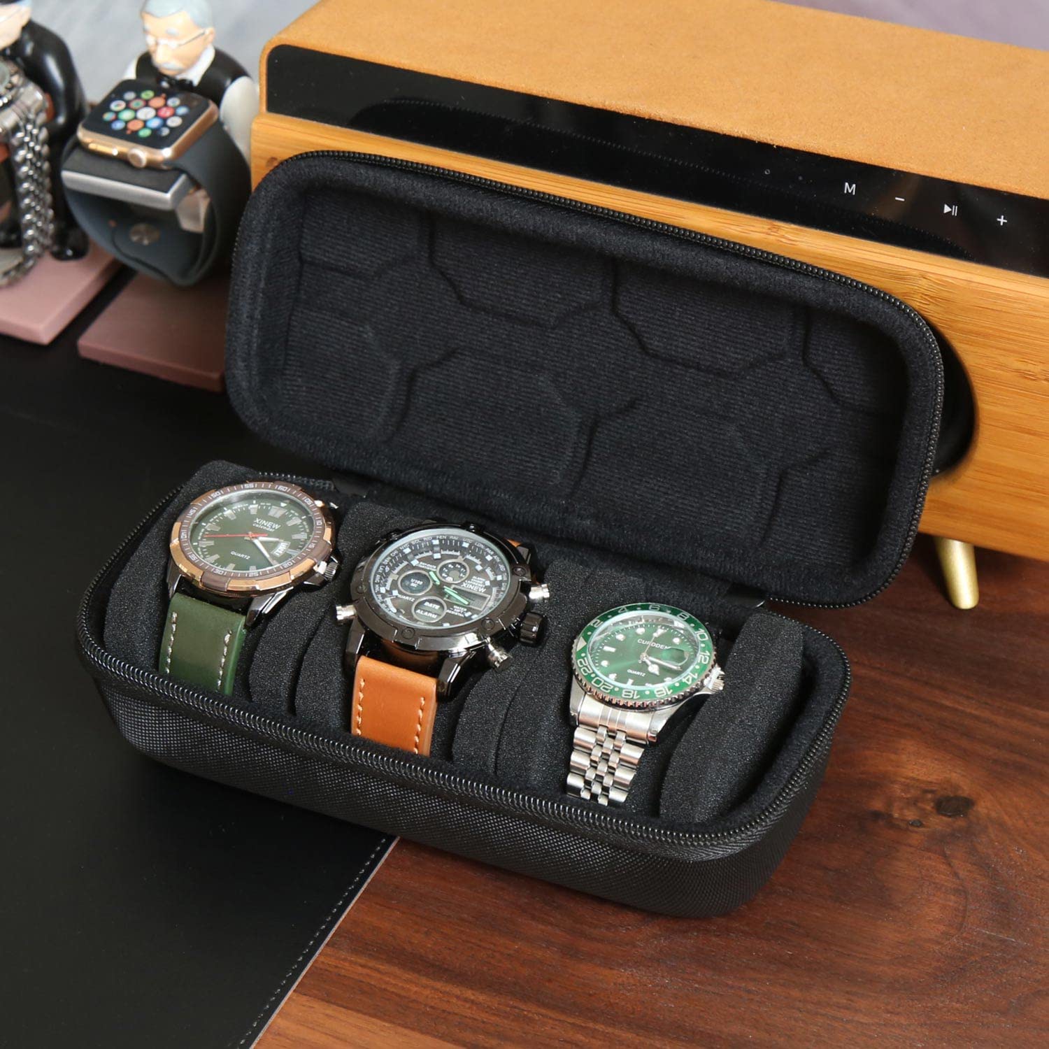 Watch Box Organizer For Men or – Women Accessories Holder recenzja i cena