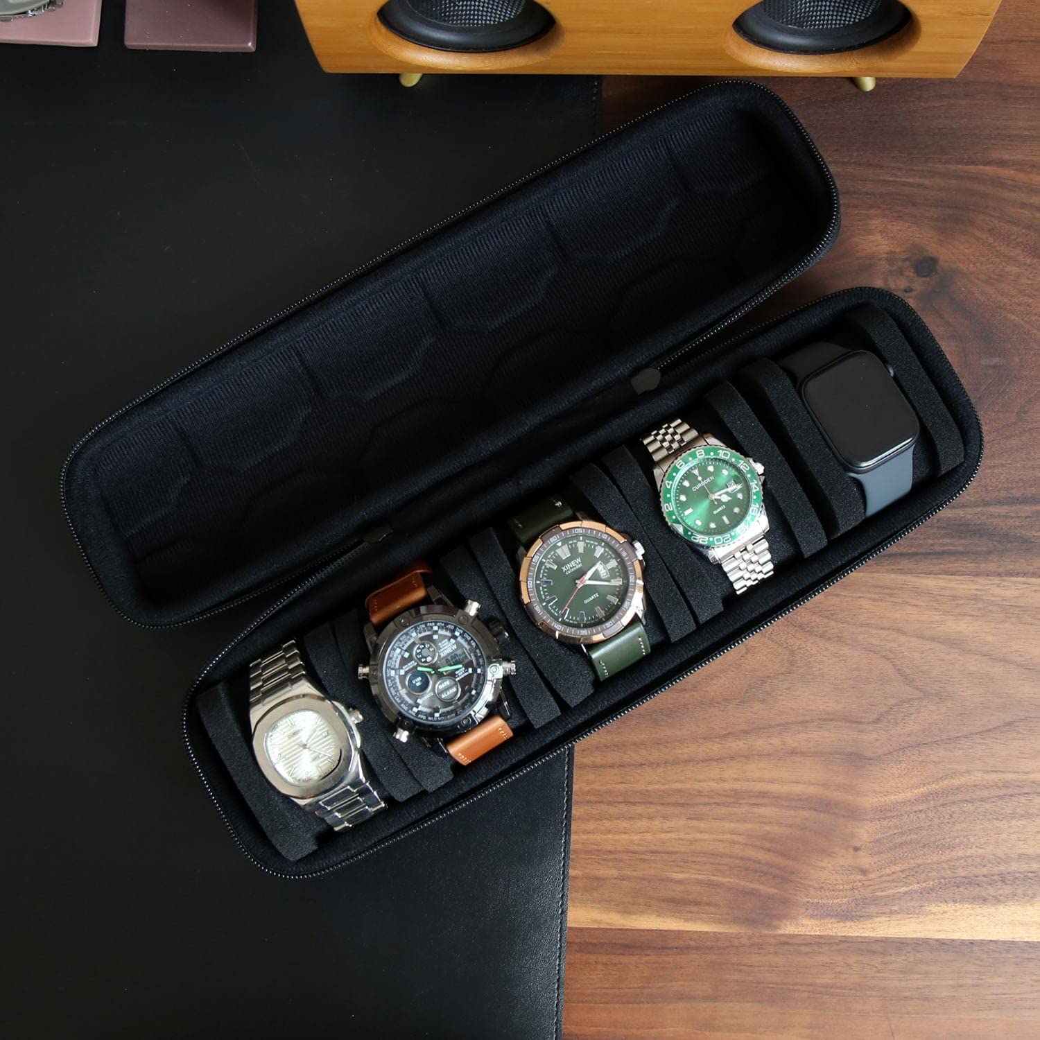 Watch Box Organizer For Men or – Women Accessories Holder recenzja i cena