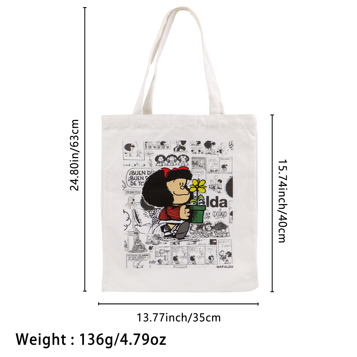 Fashion Canvas Tote Bag Women  – Women'S Accessories Handbags recenzja i cena