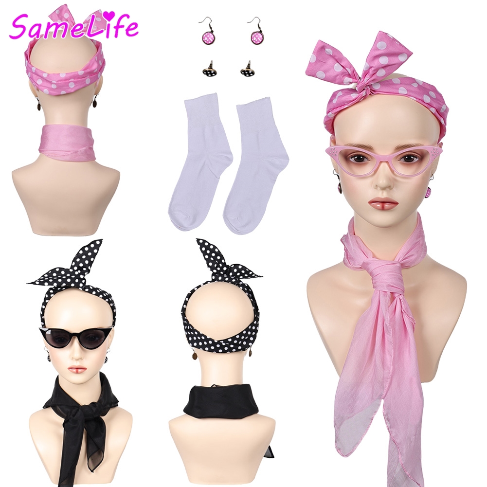 Movie Grease 1950s Pink Ladies – Women'S Accessories In The 1950S recenzja i cena