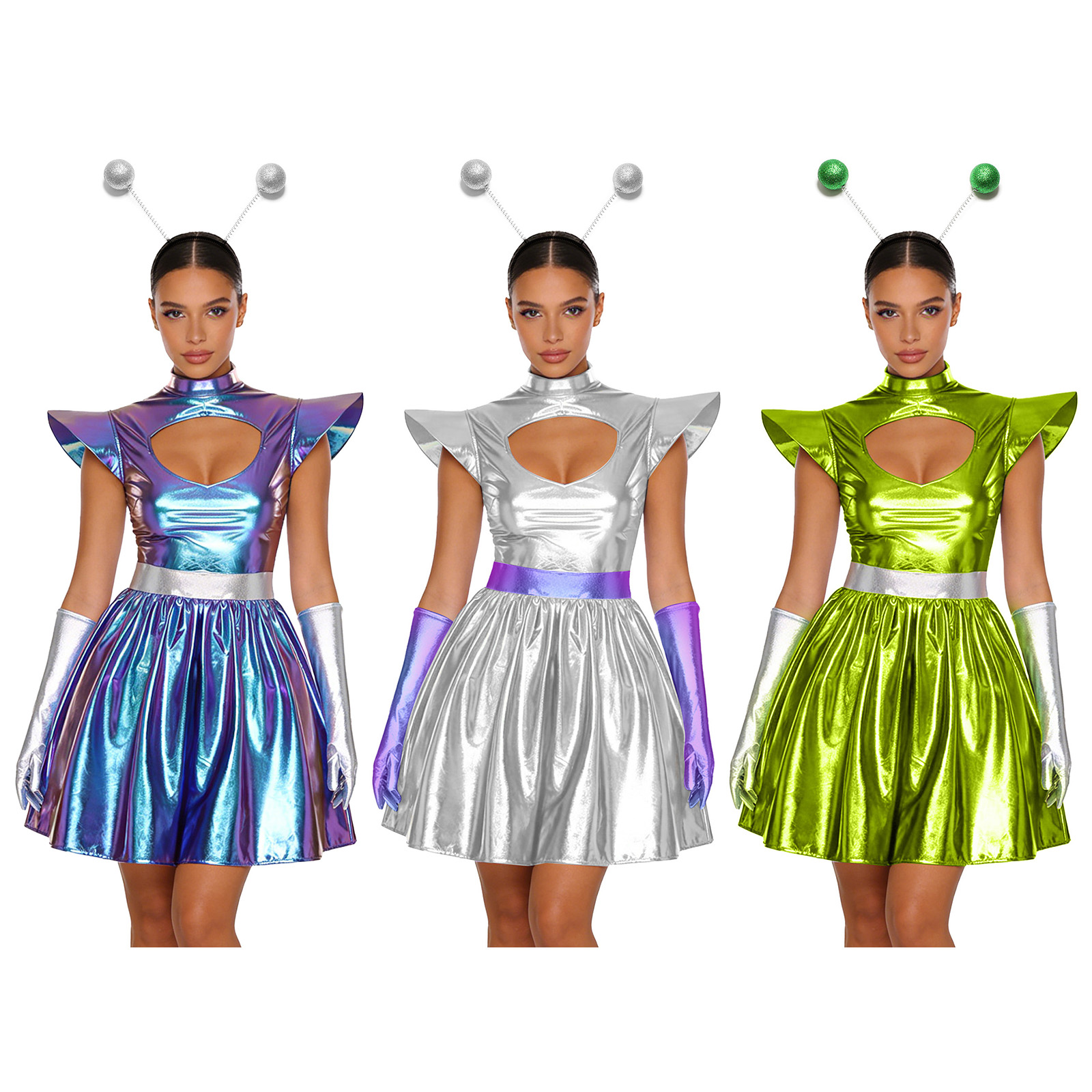 Women Shiny Alien Outerspace C – Women'S Vacation Accessories recenzja i cena