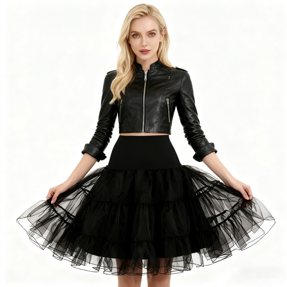 PESENAR 1950s Style Black Tull – Women'S Accessories In The 1950S recenzja i cena