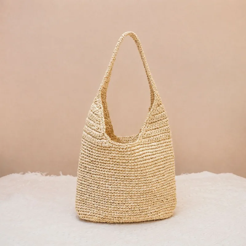 Raffia Grass Woven Tote Bag Ha – Women'S Vacation Accessories recenzja i cena