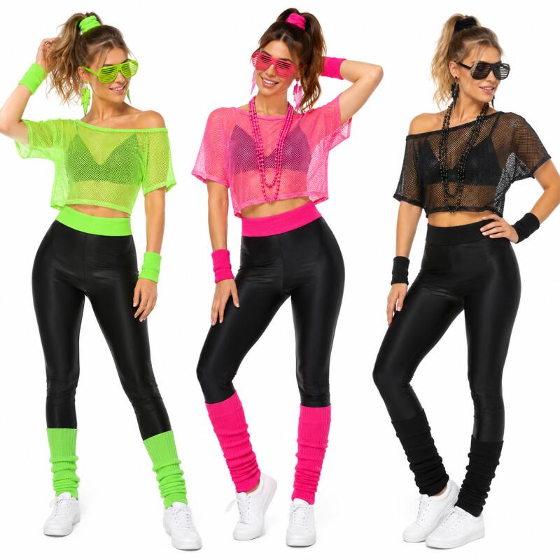 80s Hippie Disco Outfit Set Ne – Women'S Vacation Accessories recenzja i cena