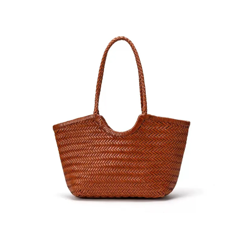 Genuine leather handwoven vege – Women'S Vacation Accessories recenzja i cena
