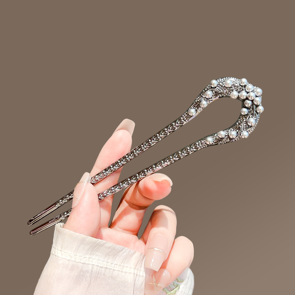 New Pearl U Shaped Hairpin For – Women'S Accessories H&M recenzja i cena