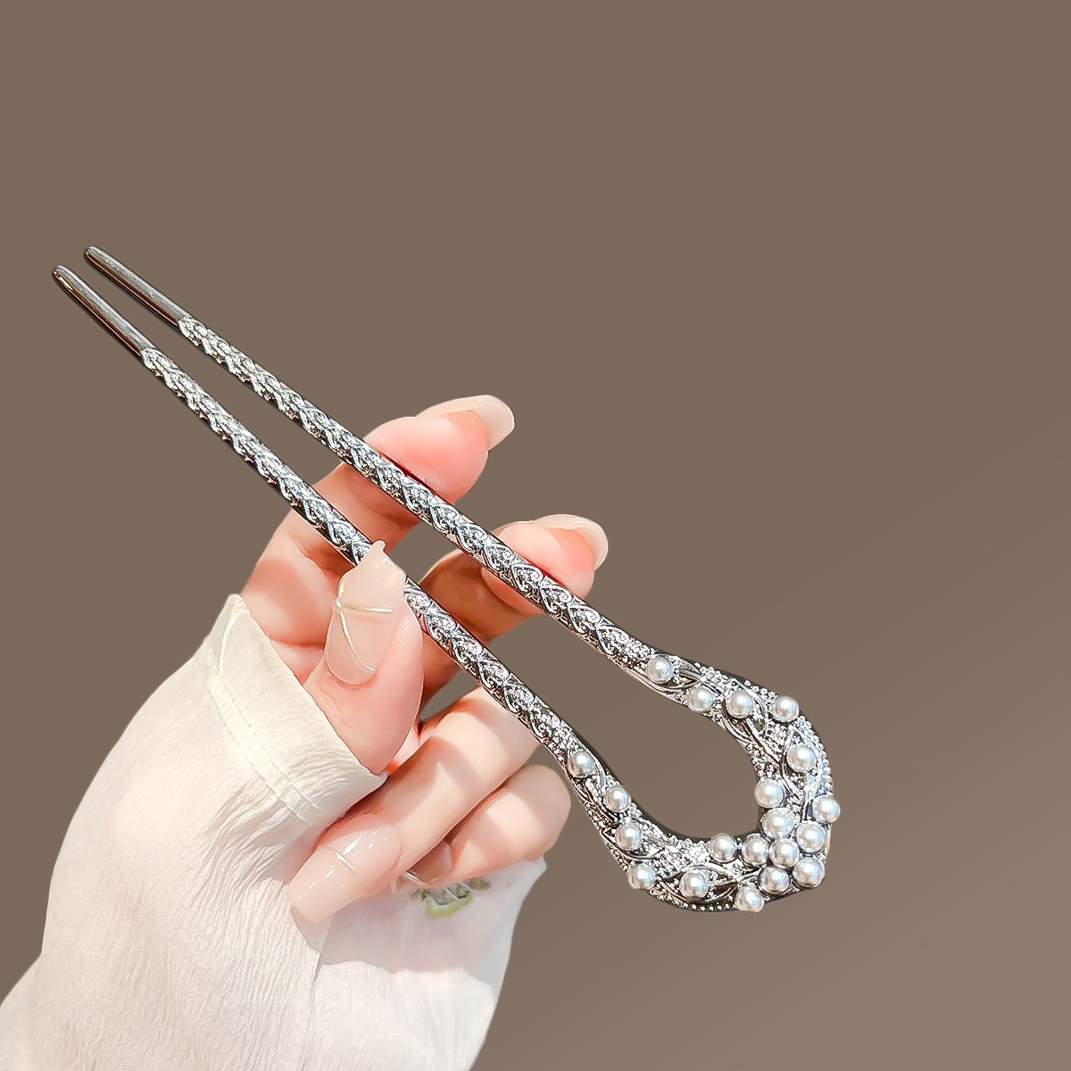 New Pearl U Shaped Hairpin For – Women'S Accessories H&M recenzja i cena