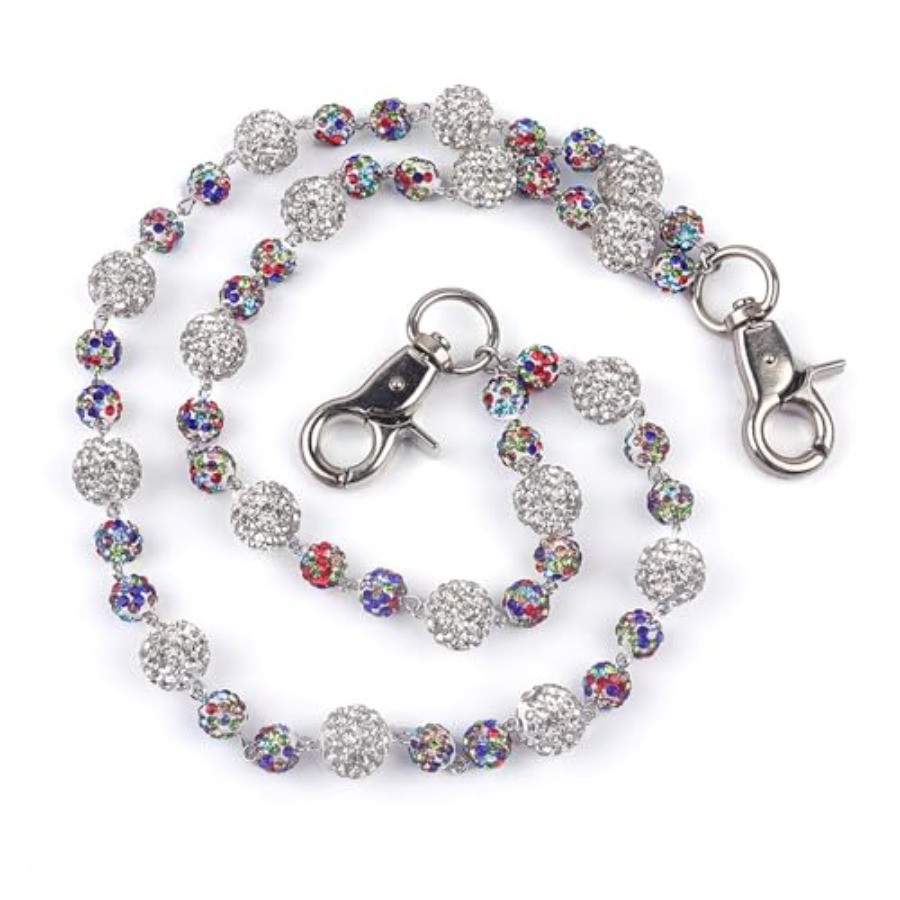 Sparkly Ceramic Beads Waist Ch – Women'S Jeans Accessories Chain recenzja i cena