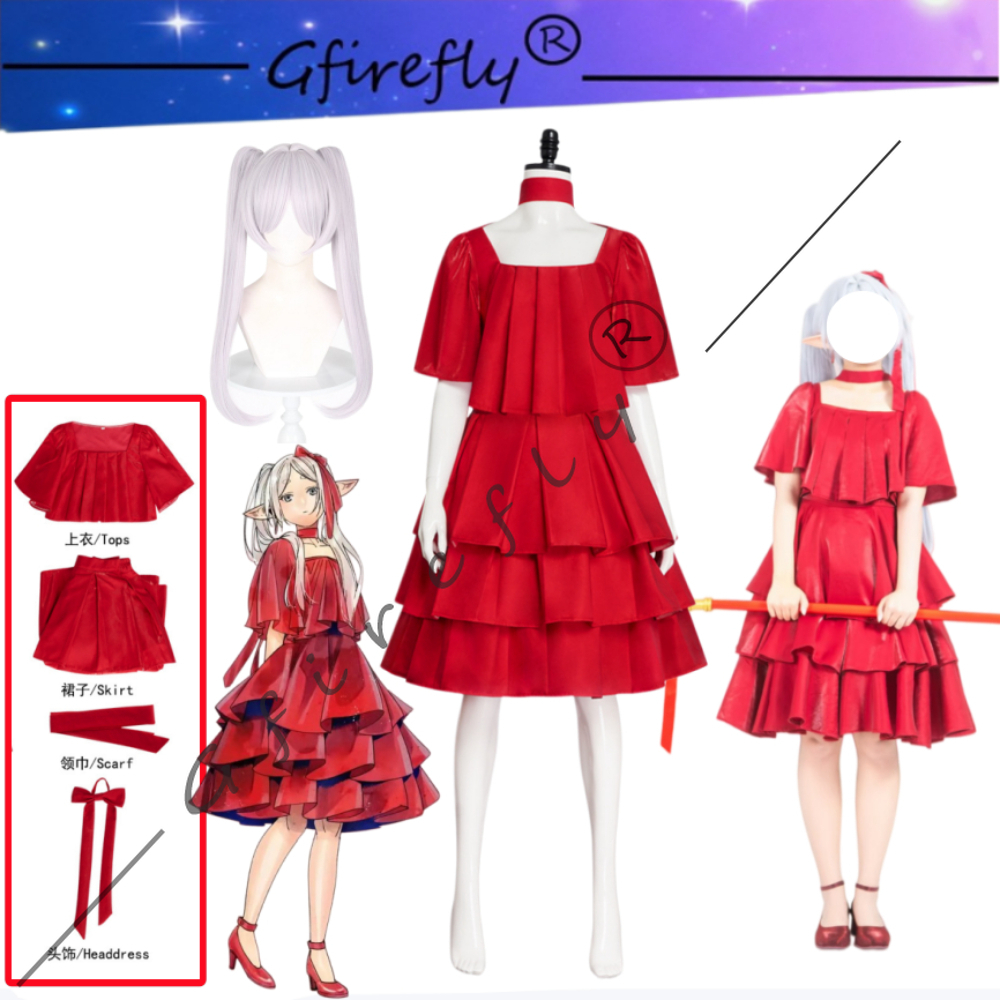 Frieren Beyond Journey's End E – Women'S Red Accessories recenzja i cena