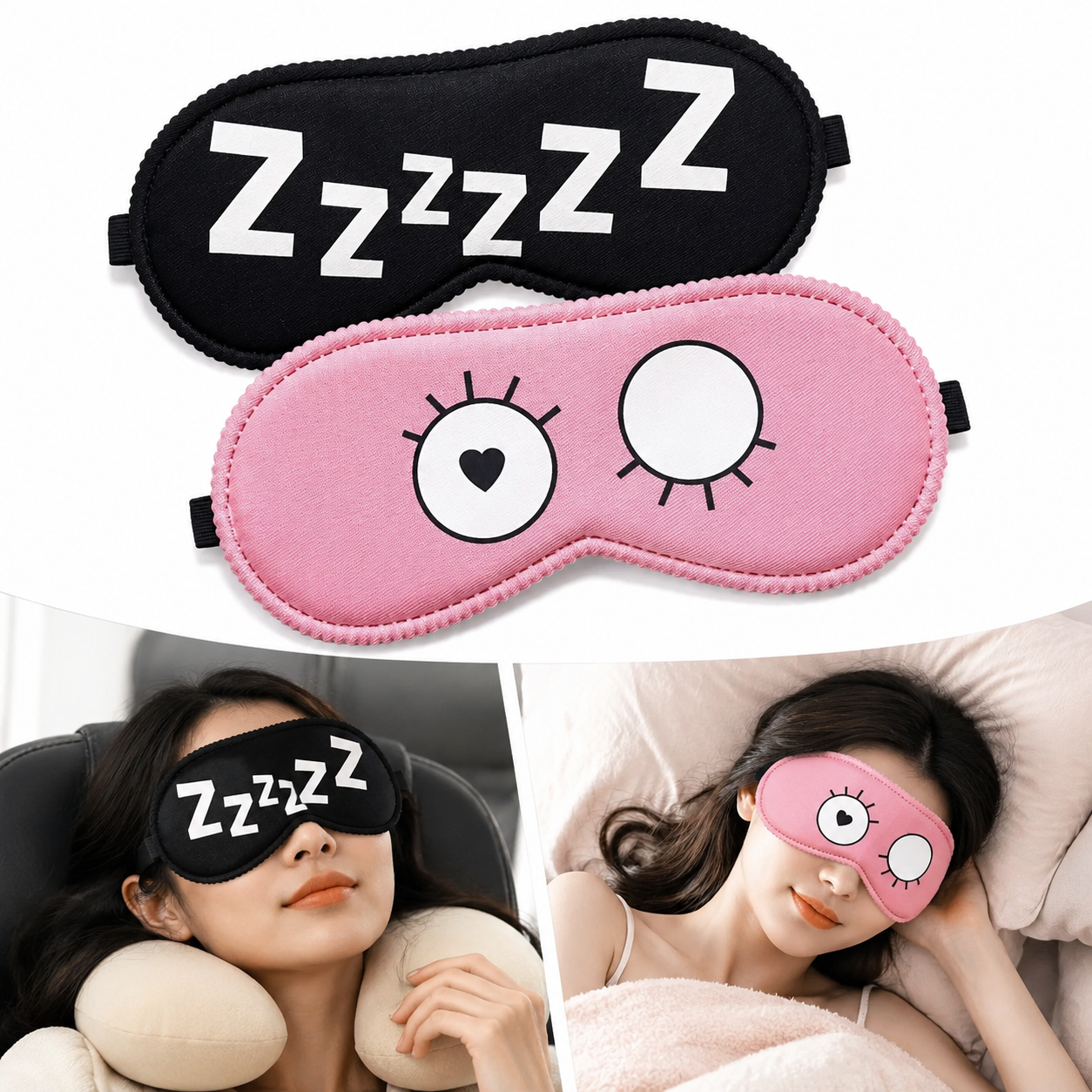 Cartoon Eye Mask. Students Wea – Women Accessories To Gift recenzja i cena