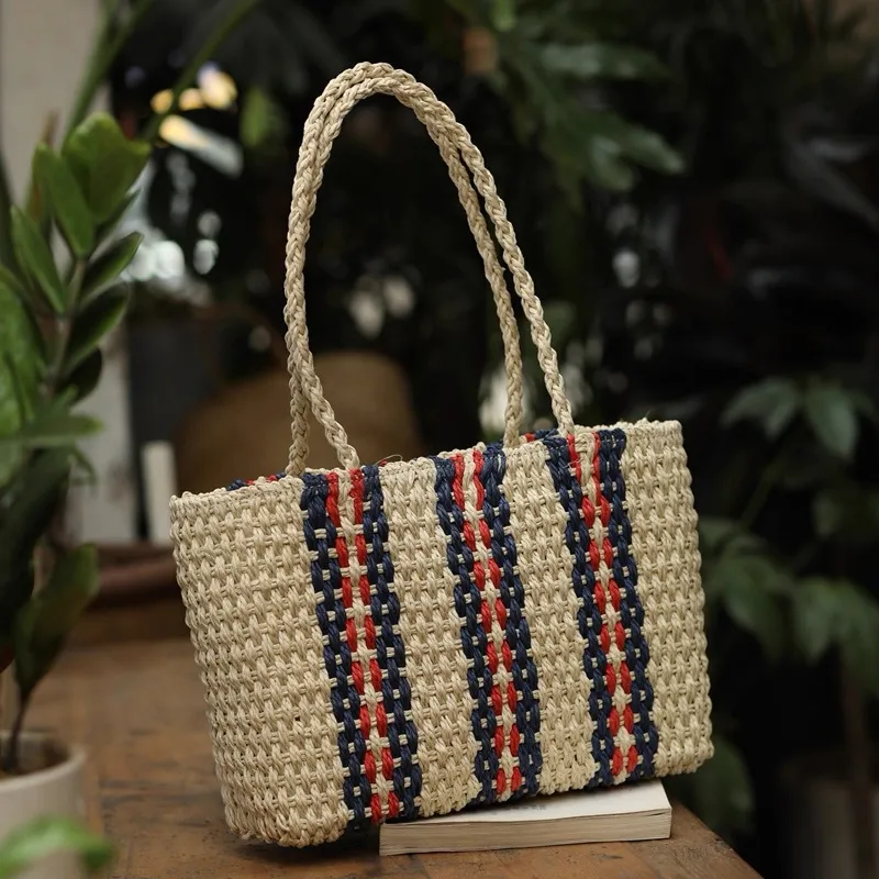 Straw Tote Bag Women One-Shoul – Women'S Vacation Accessories recenzja i cena