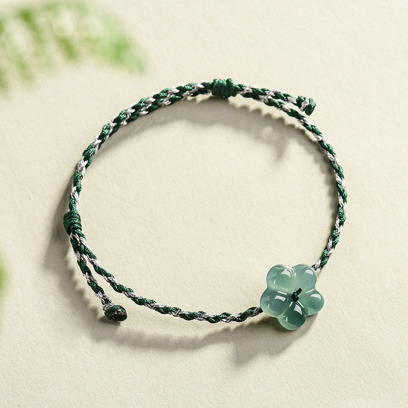 Burmese Jadeite Flower Bracele – Women Accessories To Gift recenzja i cena