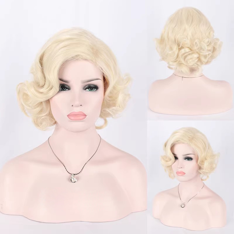 Synthetic Short Curly Hair Blo – Women'S Accessories In The 1950S recenzja i cena