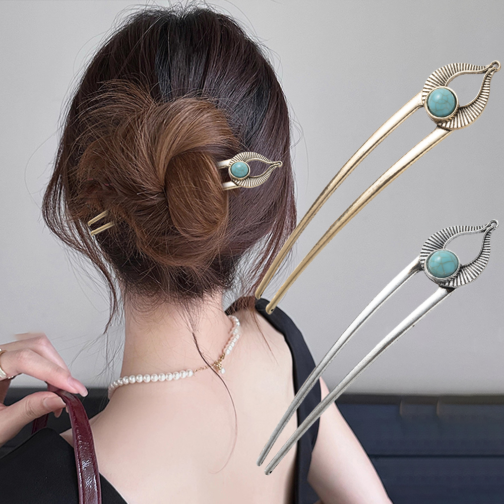 Egypt Turquoise U Shape Hair F – Women Accessories Trendy recenzja i cena